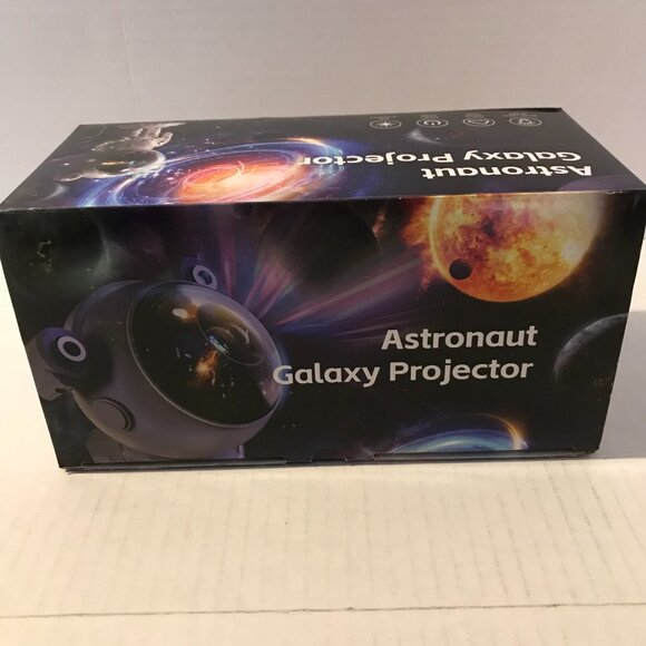 Astronaut Galaxy Projector 10" Projects Nebula Designs or Stars 8 Colors Remote - Picture 7 of 9